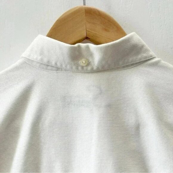 Northern Spirit Men’s Button Down Shirt Cotton Long Sleeve Classic White Medium - Picture 9 of 15